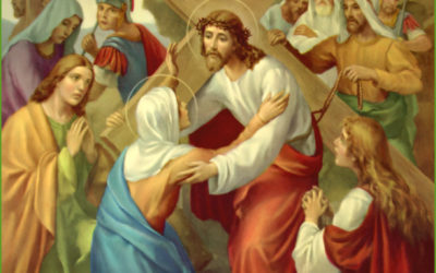 Jezus troost de wenende vrouwen
